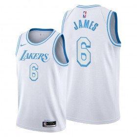 Dres Los Angeles Lakers LeBron James 6 Nike 2021-22 City Edition Swingman
